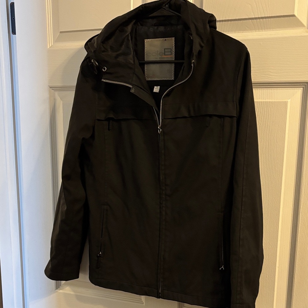 Cole B Black Hooded Jacket